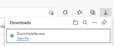 Downloads section